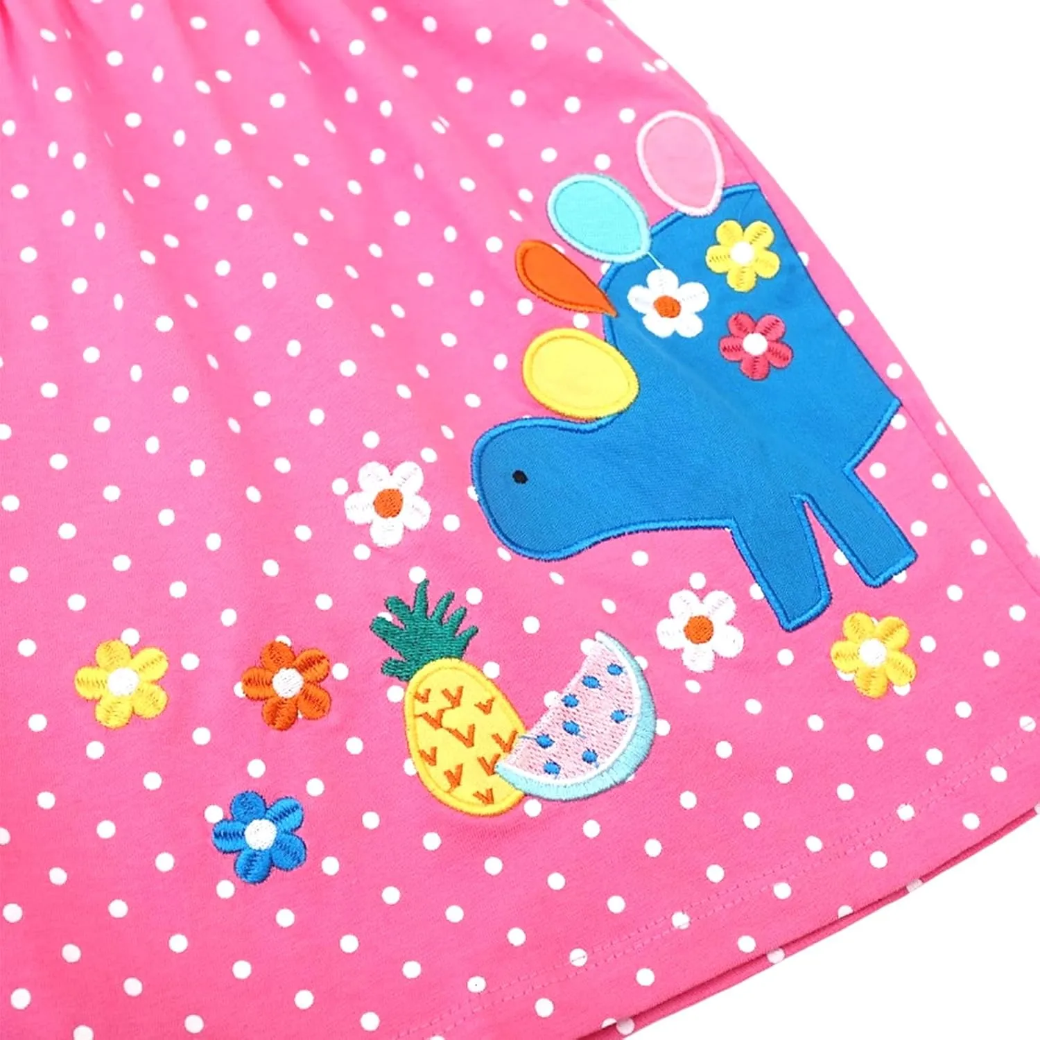 Toddler Girl Summer Dress Little Girls Cotton Short Sleeve Dresses Casual Midi Sundress for Kids 2-7 Years