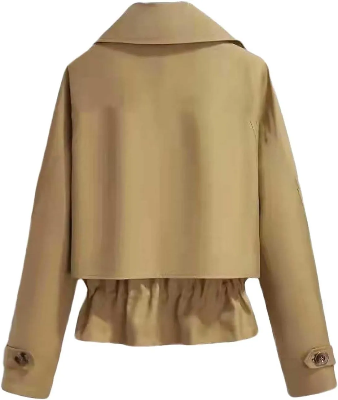 Windproof Classic Hooded Coat Outwear Womens Elegant Windbreaker Wild Winter Women'S Womens Oversized Long Trench