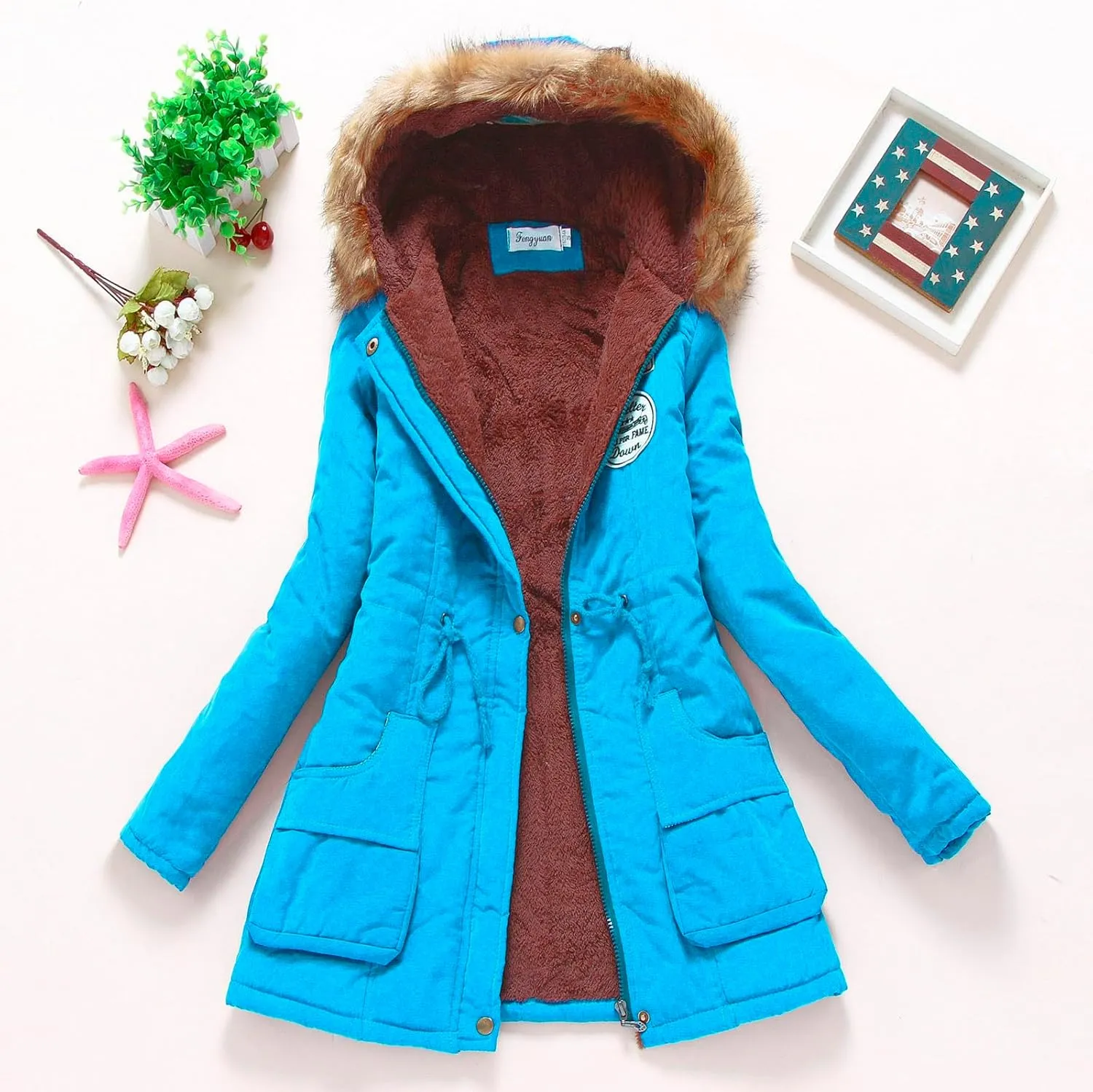 Winter Coats for Women Plus Size Quilted Puffer Down Jacket Warm Heavy Jackets Thickened Windproof Outerwear Fashion
