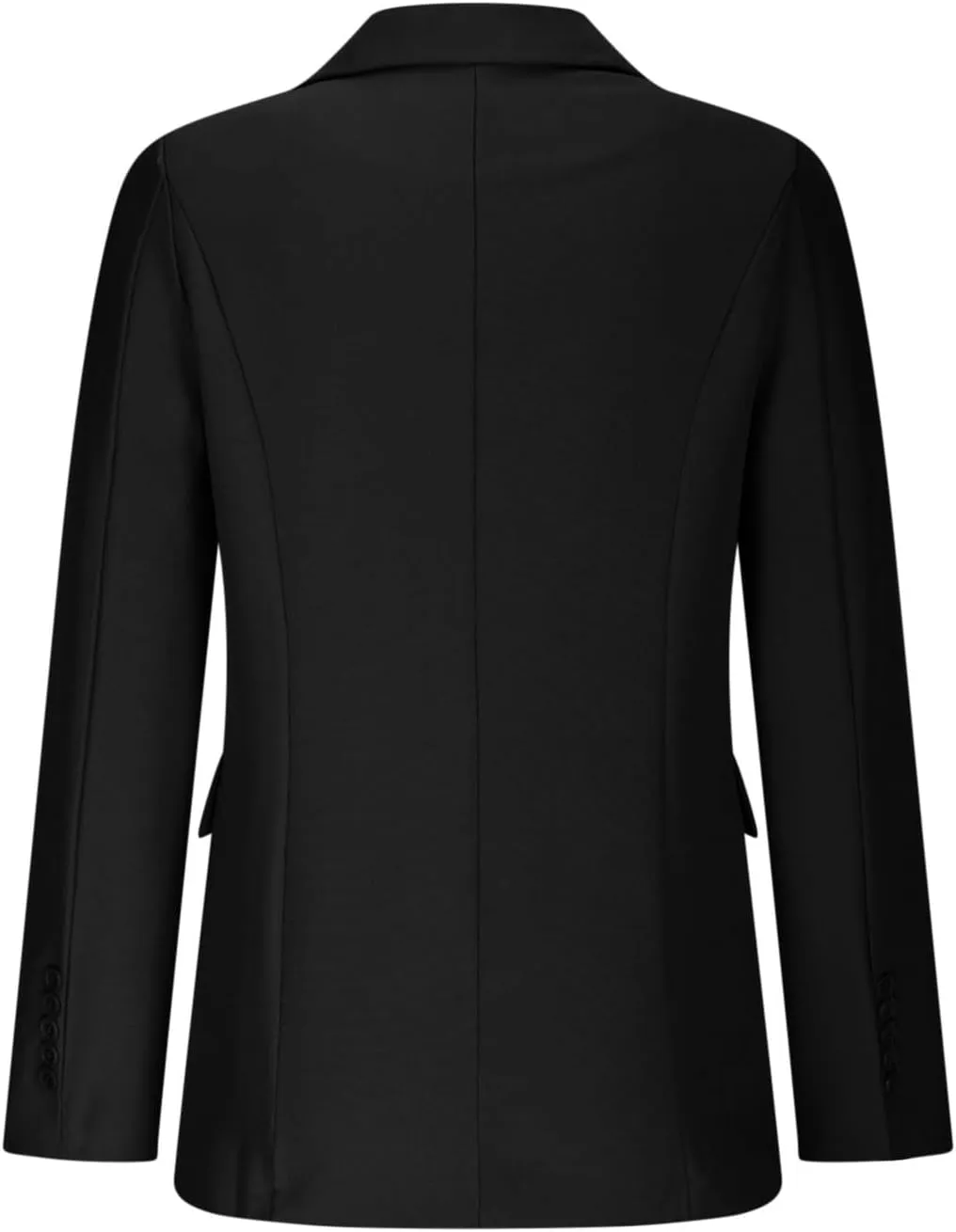 Women Business Casual Blazer with Lined,Professional Work Suit Jacket with Pockets，Long Sleeve Button Open Front