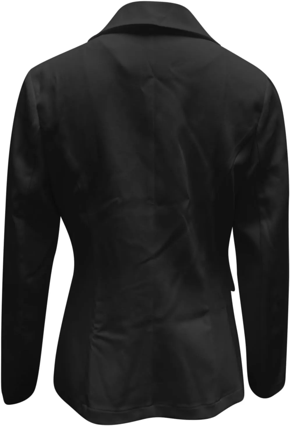 Women Business Casual Blazer With Lined,Professional Work Suit Jacket With Pockets，Long Sleeve Button Open Front