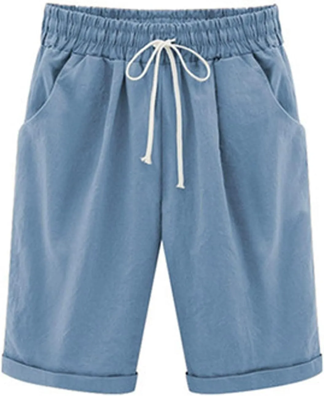 Women Wide Leg Linen Pants 2025 Summer High Waisted Palazzo Pants Office Loose Flowy Trouser with Pockets