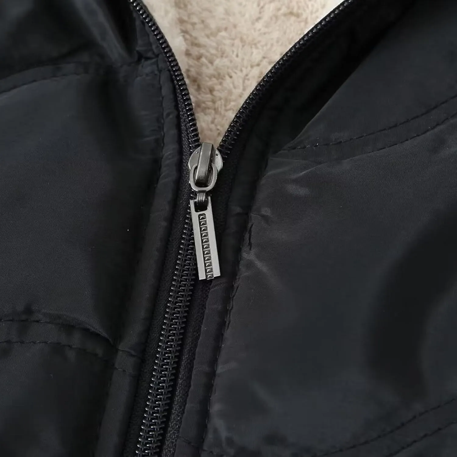 Women's Checked Lamb Velvet Jacket Casual Slim Fit Zipper Solid Color Keep Warm Women's Outdoor Recreation