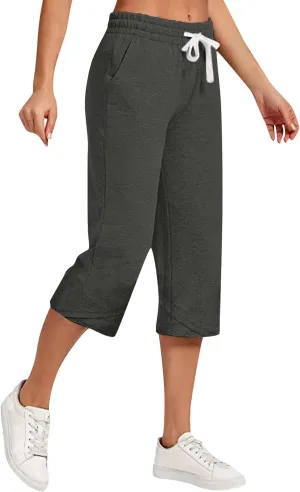 Women's Linen Palazzo Pants 2025 Summer Casual Vacation High Waist Wide Leg Trousers Trendy Lounge Pant with Pockets