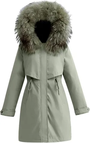 Womens Long Puffer Coat Packable Down Jacket Lightweight Parkas Jacket Maxi Zip Up Warm Hooded Quilted Coat