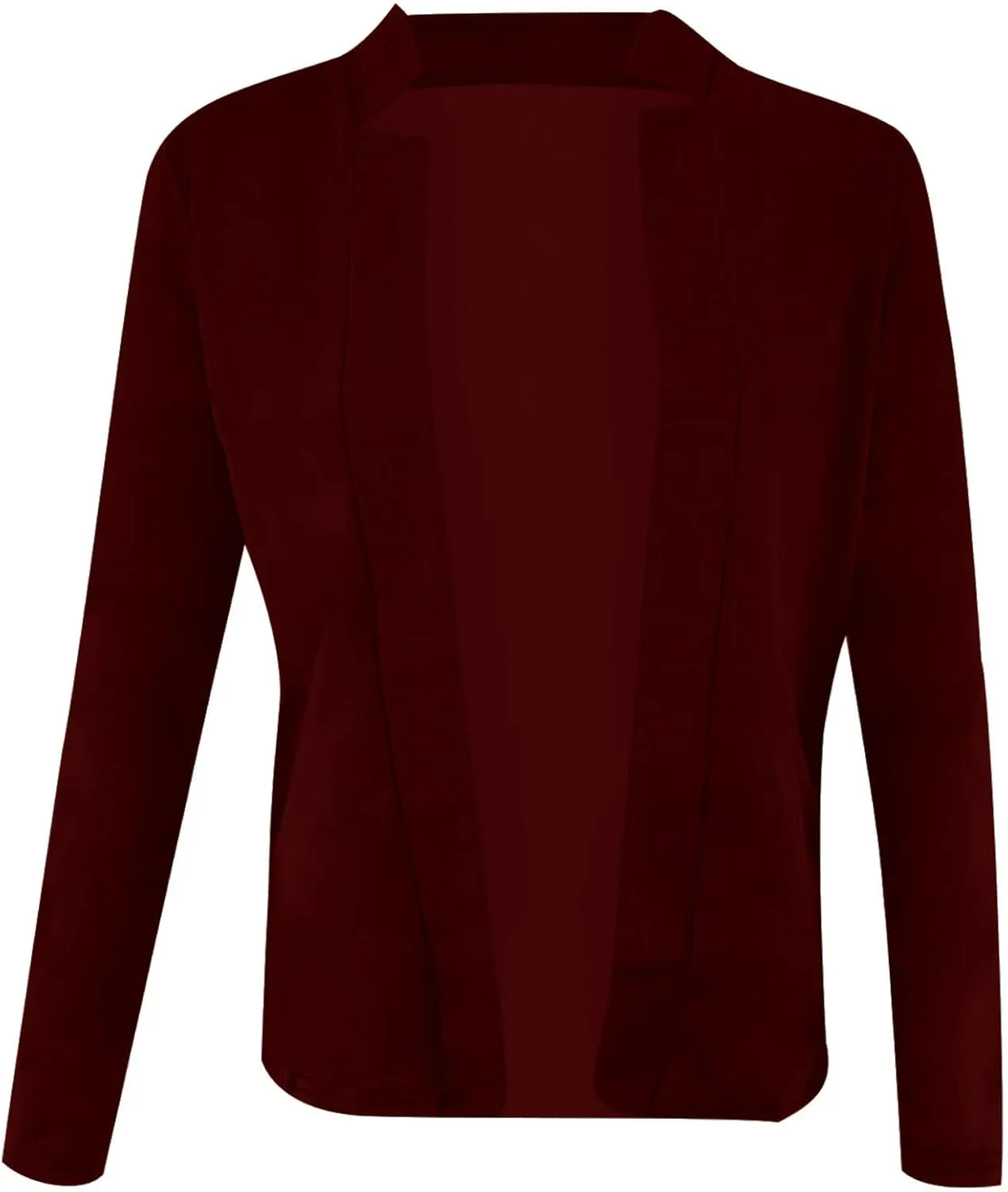 Women's Solid Color Fit Suit Jacket,Womens Trendy 2024 Fit Light Clothes,Shoulder Pad Without Collar Pocket Button