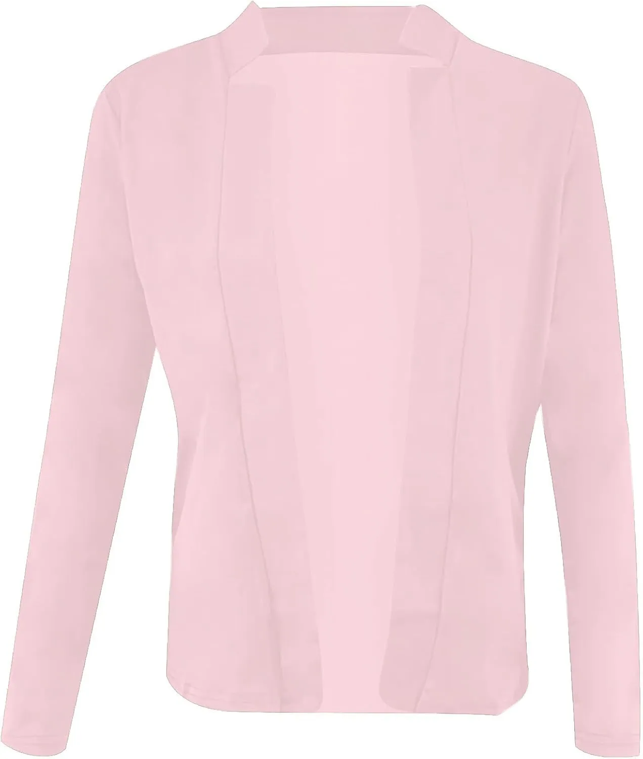 Women's Solid Color Fit Suit Jacket,Womens Trendy 2024 Fit Light Clothes,Shoulder Pad Without Collar Pocket Button