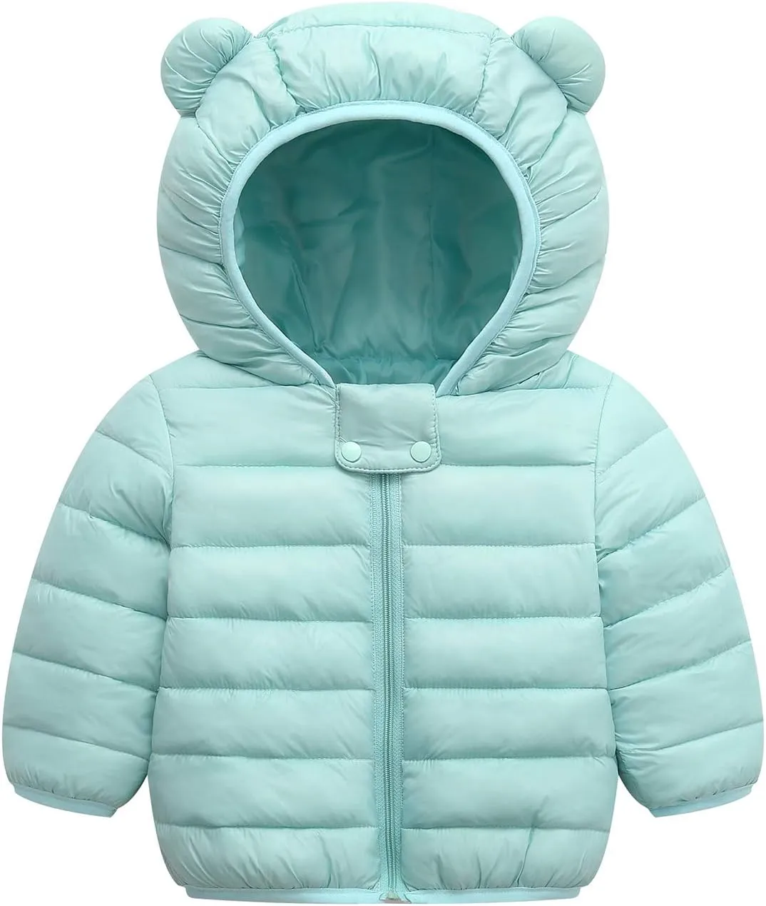 WUSENST Baby Boys Girls Winter Coats Hoods Light Puffer Down Jacket Outwear