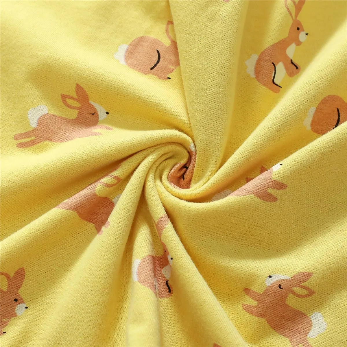 Youlebao Toddler Girl Clothes Cotton Casual Short Sleeve Jersey Dresses 2-7 Years